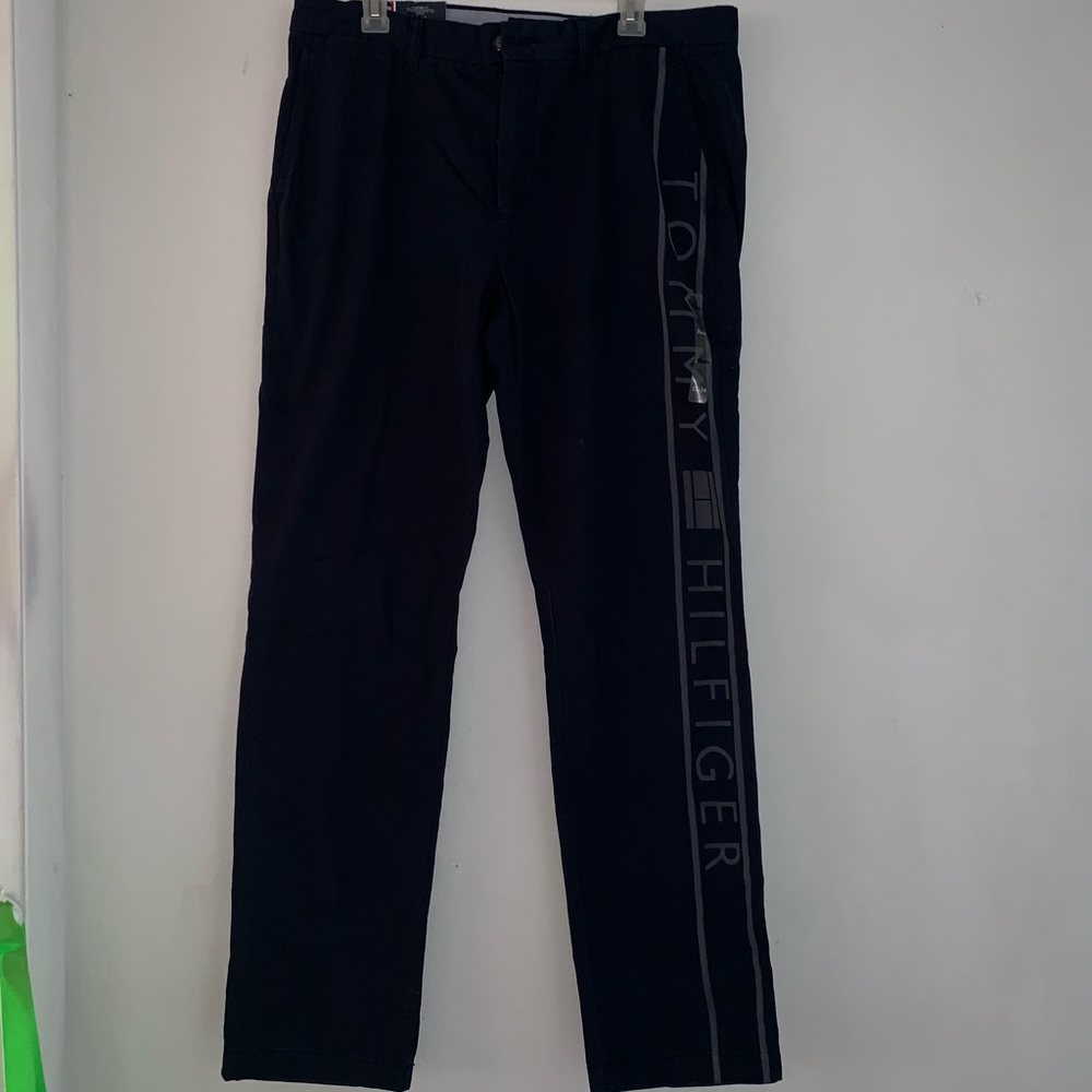 Men’s Navy Blue Tommy Hilfiger Dress Pants